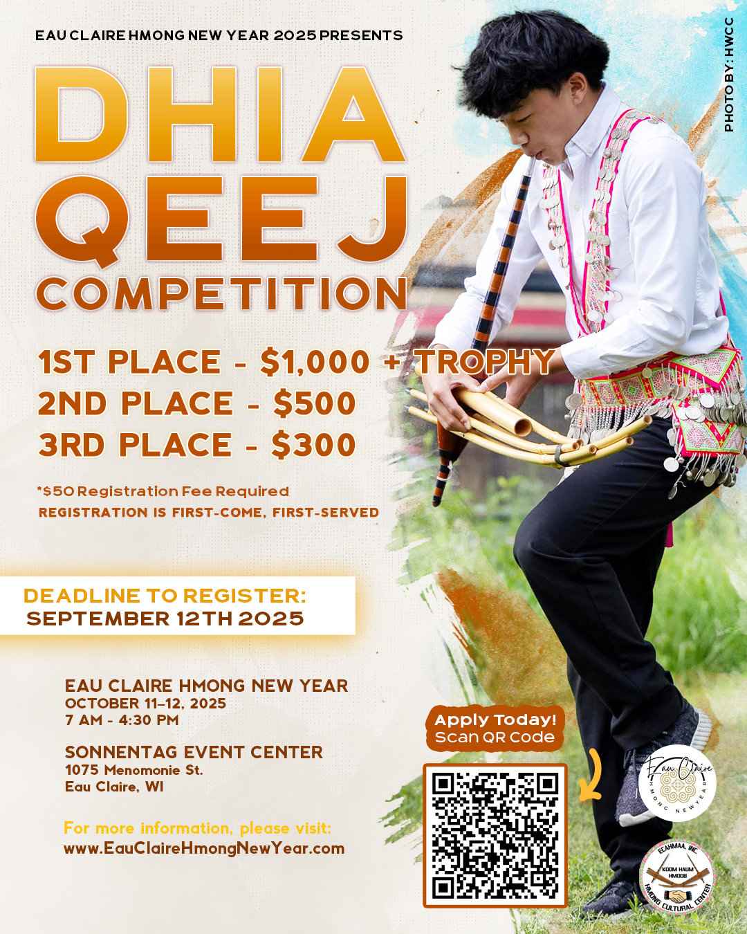 Dhia Qeej Competition — Eau Claire Hmong New Year 2025