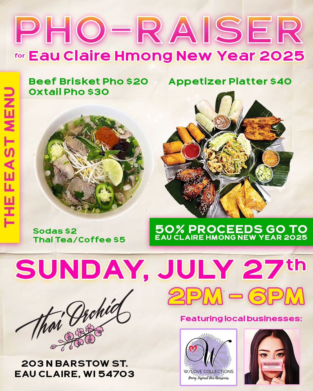 Kick Off the Hmong New Year with a Pho-Raiser at Thai Orchid Restaurant